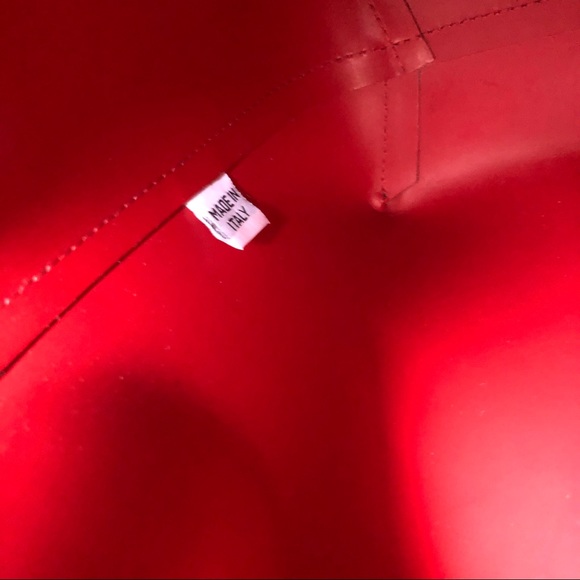 Mansur Gavriel Mini Mini Bucket Bag (Black/Flamma) - Picture 11 of 13